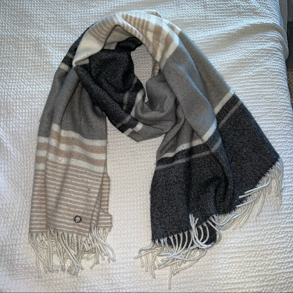 Calvin Klein Neutral Colored Blanket Scarf